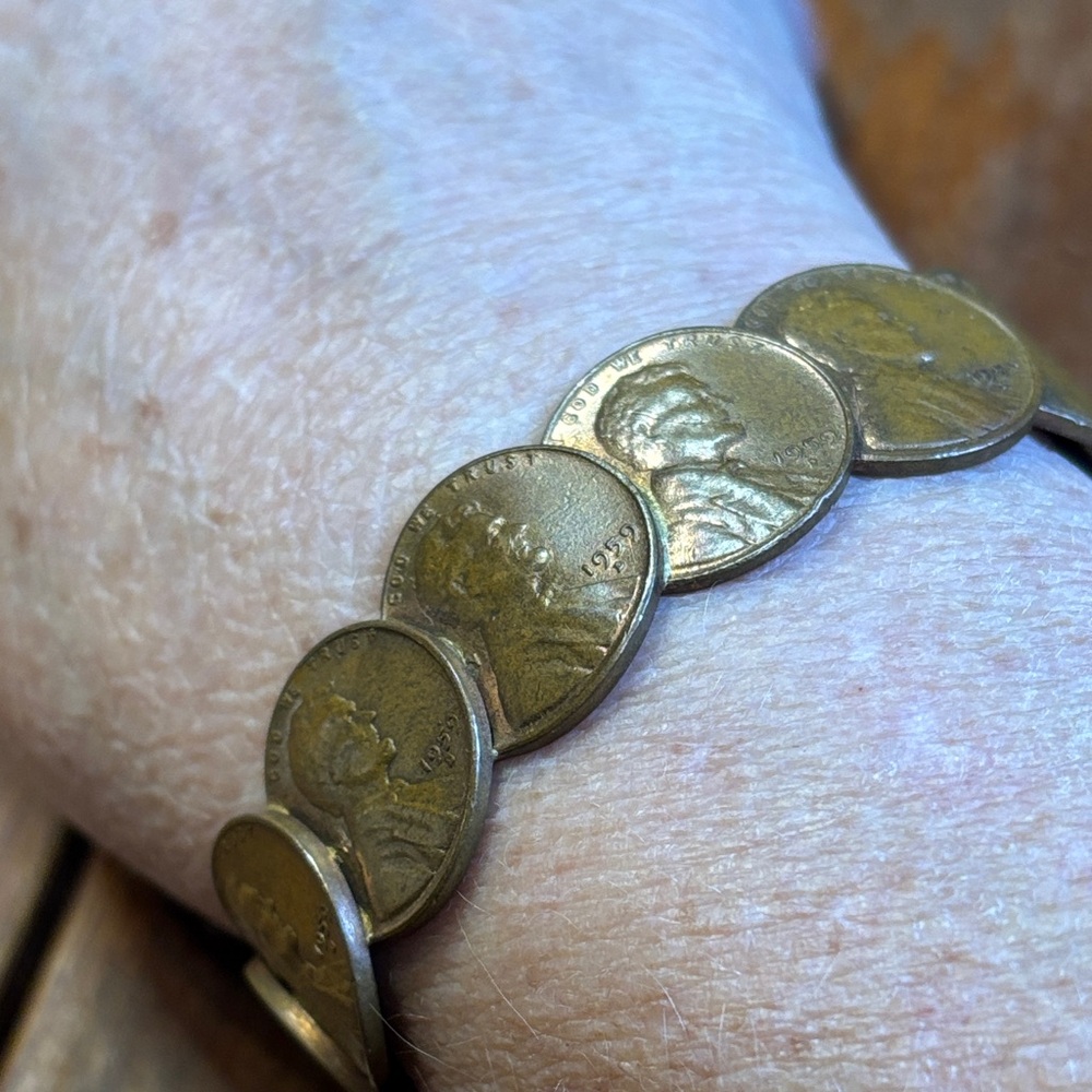 1959 penny coin bracelet